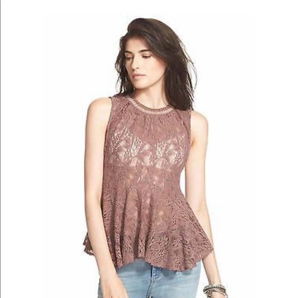 Free People Maisie Tank Top in Raspberry Size XS - Picture 13 of 13